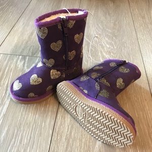 Harper Canyon toddler faux shearling boots size 6